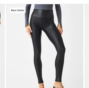 SPANX faux leather leggings NWT 1X